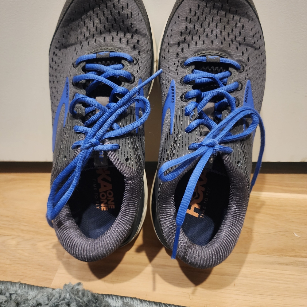 FLASH SALE     Hoka Athletic Shoes in Charcoal and Royal Blue